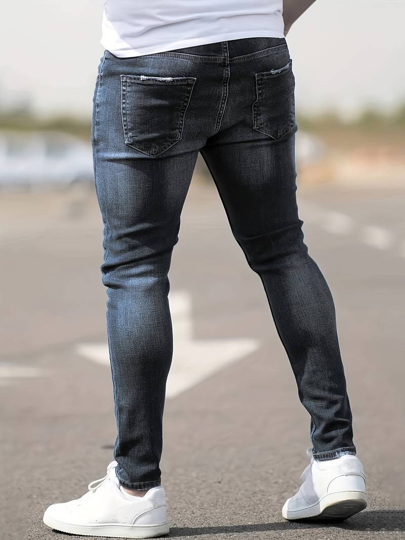 ADYAN | Slim-Fit-Stretch-Jeans für Männer