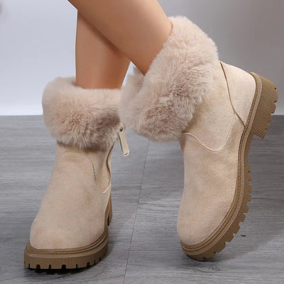 Zoe - Warme Winter-Boots mit Fellfütterung