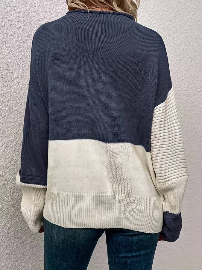 Heather - Color Block Pullover