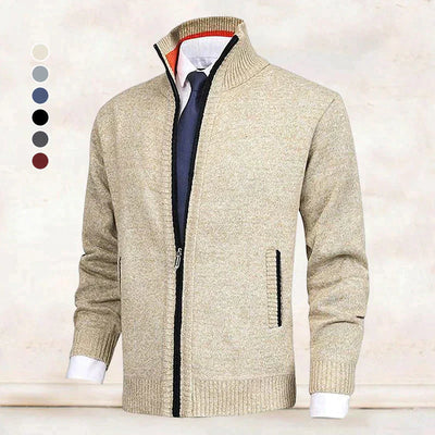 Sergio - Herren Strickjacke mit Kragen