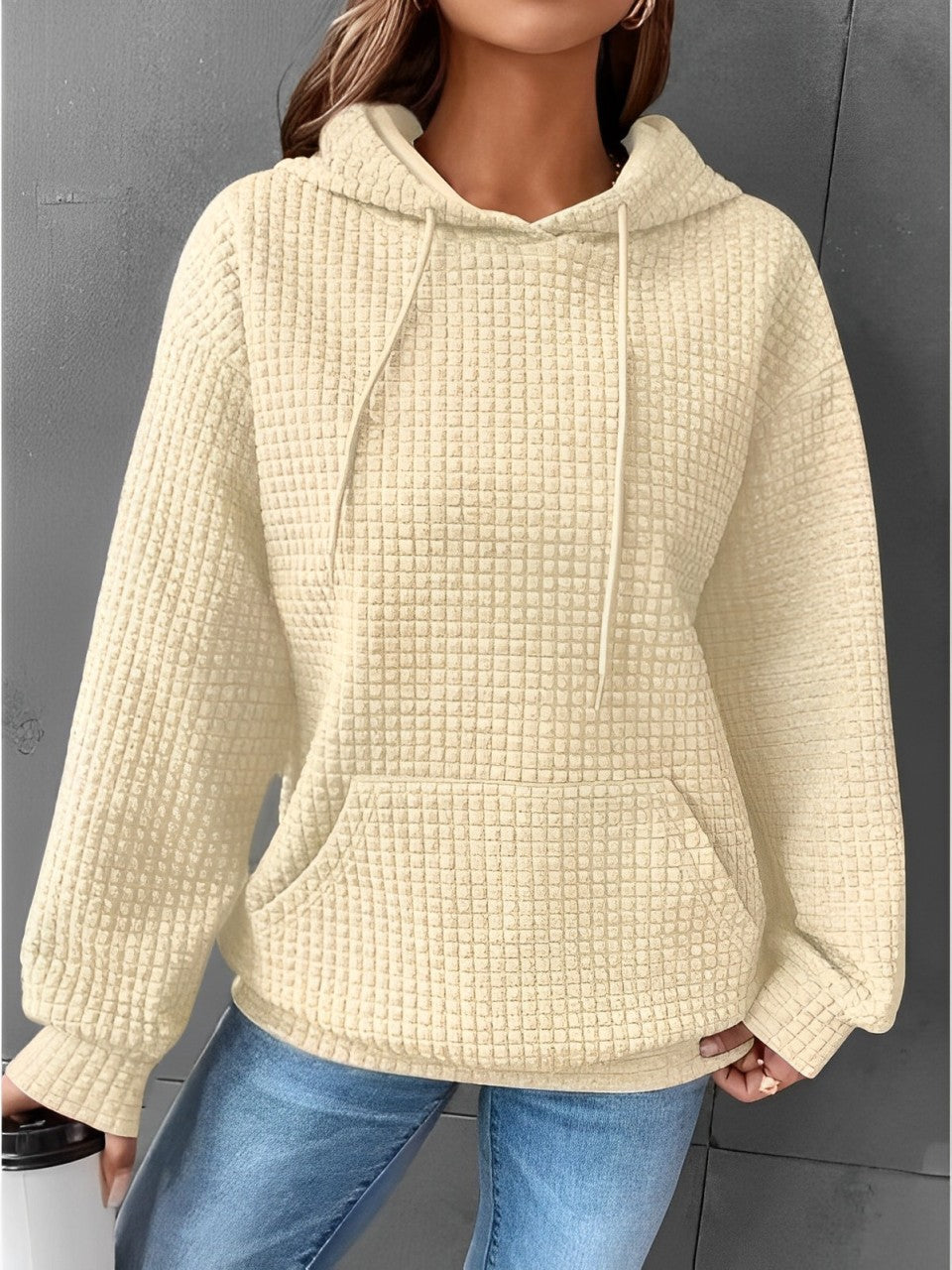 Whitney - Trendiger Pullover mit Kordelzug-Detail