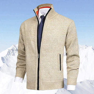 Sergio - Herren Strickjacke mit Kragen