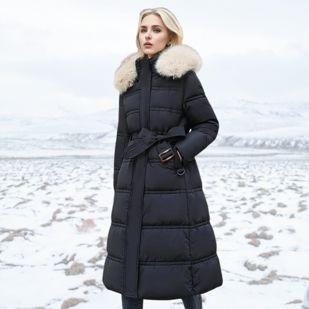 Holly - Luxuriöse Daunenjacke Damen Winter