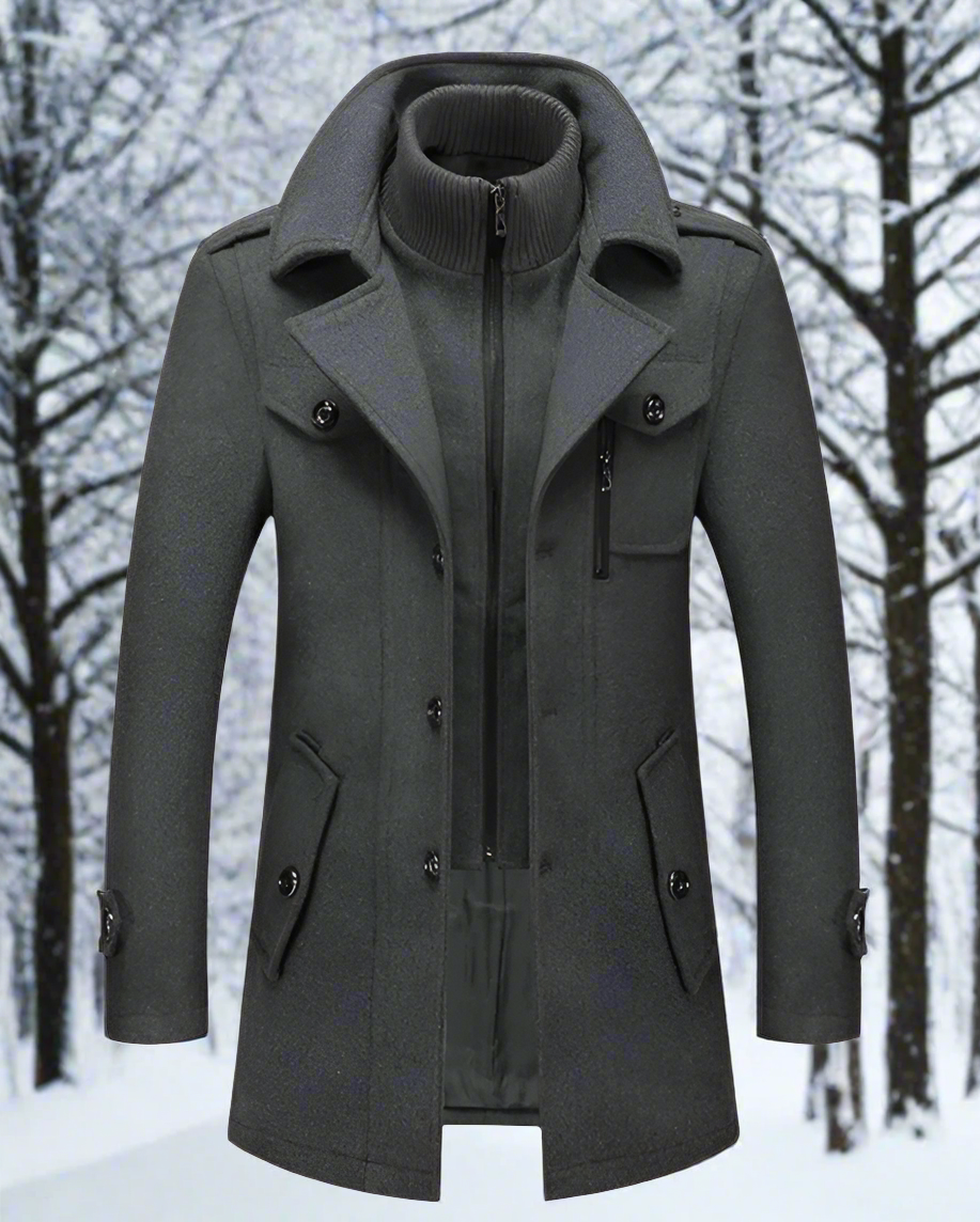 Nicoletta - Herren Sterling Trenchcoat