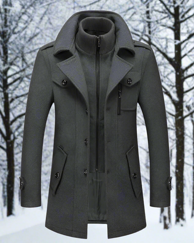 Nicoletta - Herren Sterling Trenchcoat