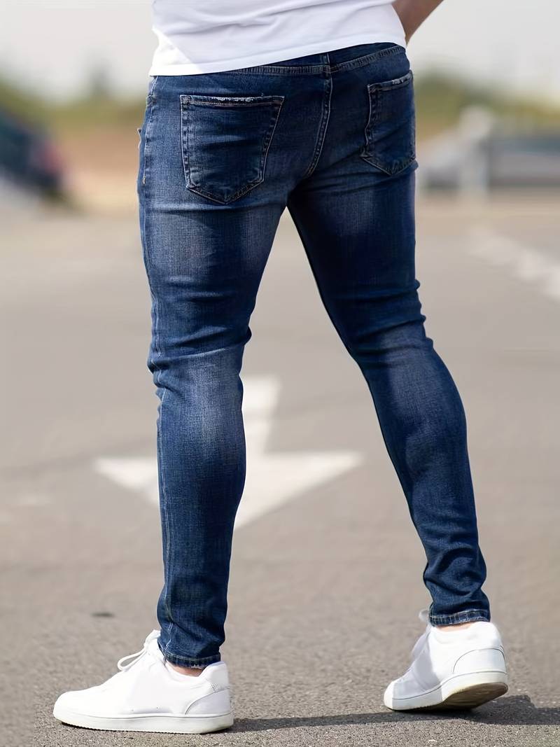 ADYAN | Slim-Fit-Stretch-Jeans für Männer