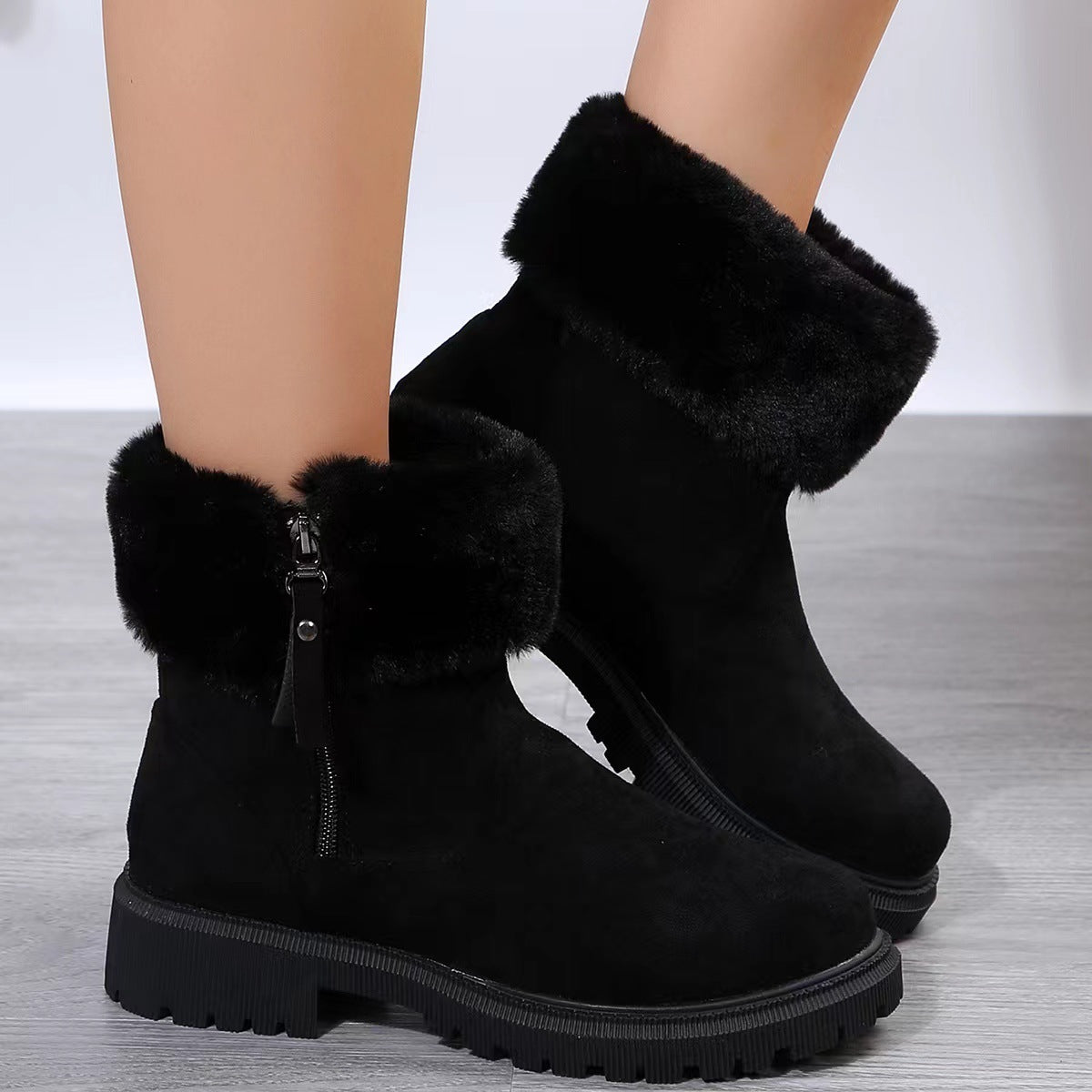 Zoe - Warme Winter-Boots mit Fellfütterung