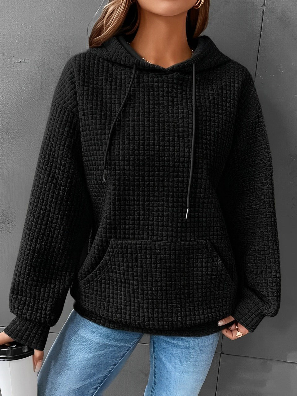 Whitney - Trendiger Pullover mit Kordelzug-Detail