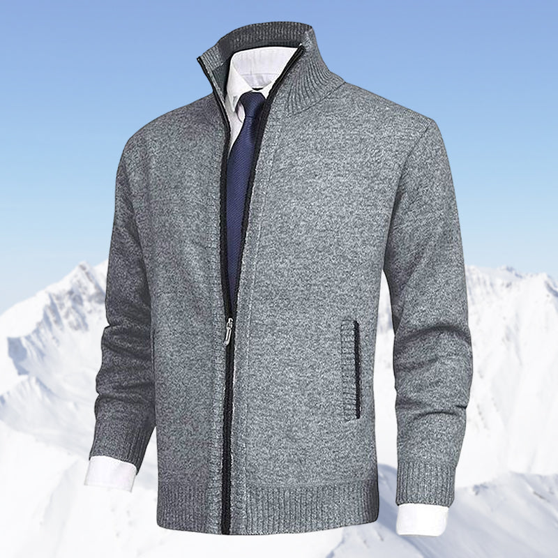 Sergio - Herren Strickjacke mit Kragen