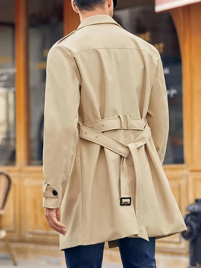 LEO | Eleganter Mantel für Herren im Trenchcoat-Stil