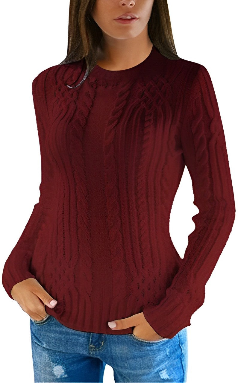 Geraldine - Eleganter Rollkragenpullover in schmaler Passform