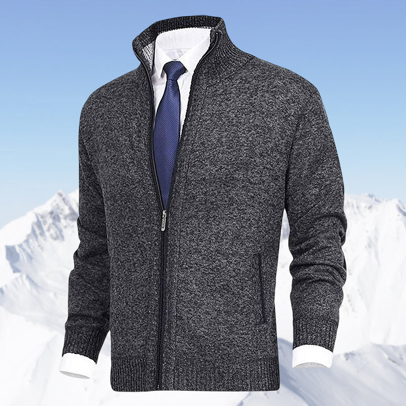 Sergio - Herren Strickjacke mit Kragen