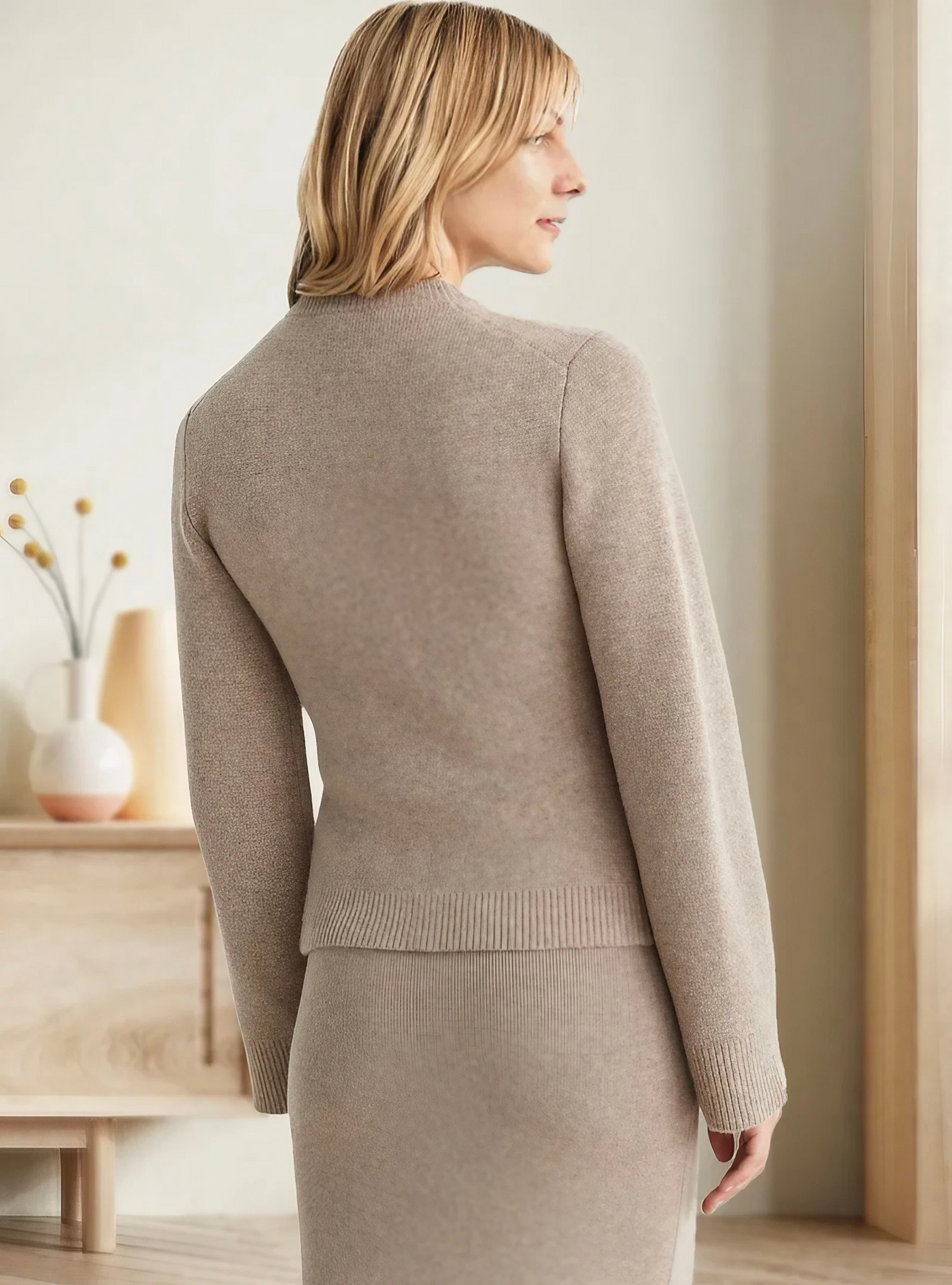 DIANA | Kuschelige Strickjacke mit Knöpfen für Frauen