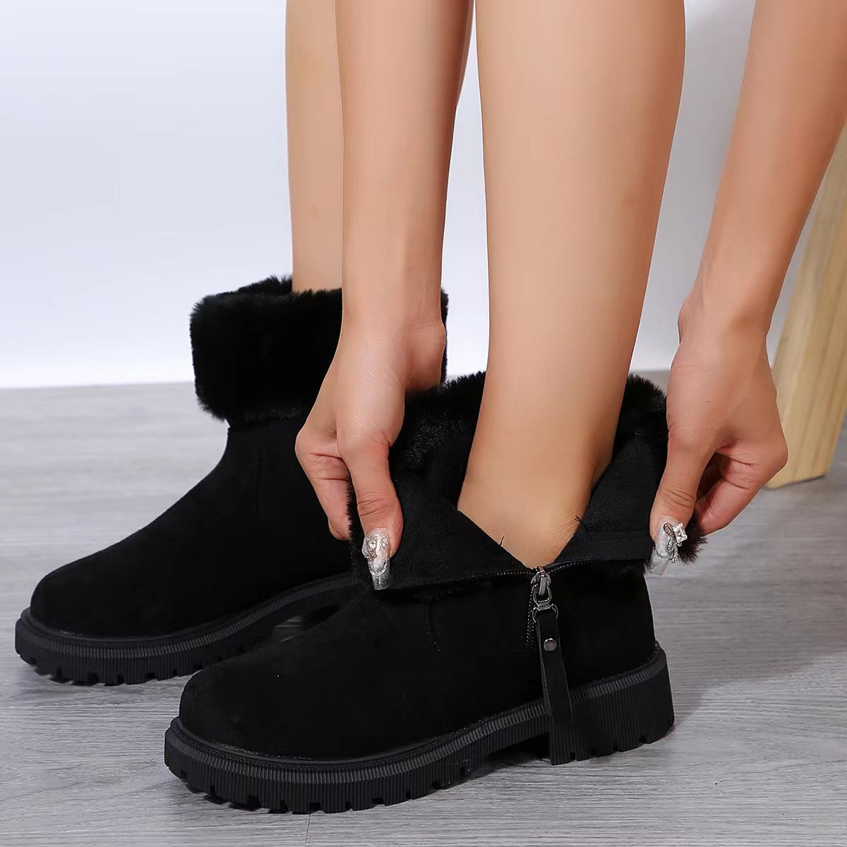 Zoe - Warme Winter-Boots mit Fellfütterung