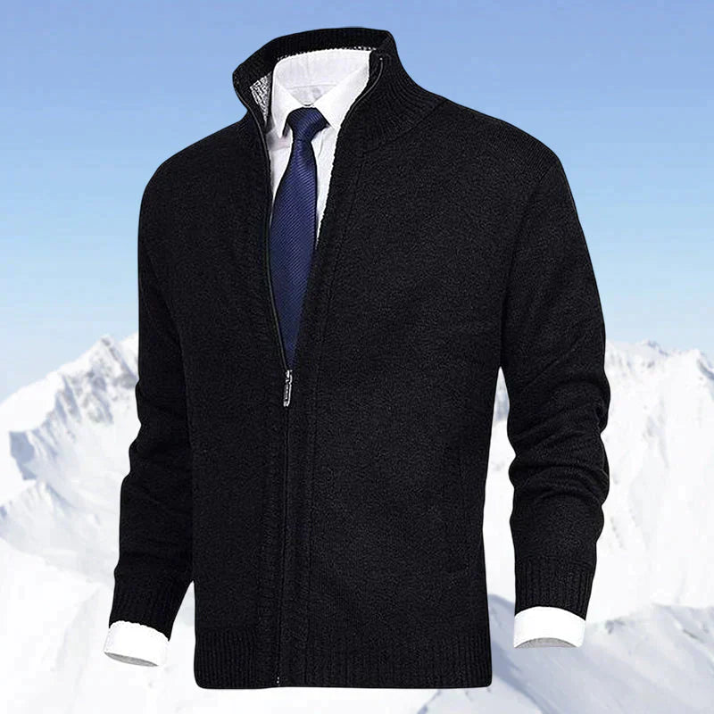 Sergio - Herren Strickjacke mit Kragen