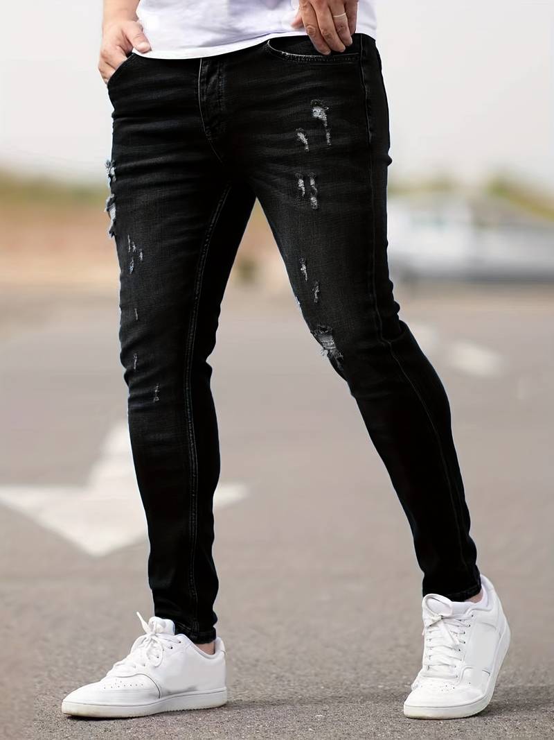 ADYAN | Slim-Fit-Stretch-Jeans für Männer