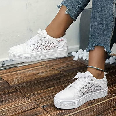 ANJA | Leichte und Stylische Spitzen-Sneakers für Frauen