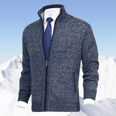 Sergio - Herren Strickjacke mit Kragen