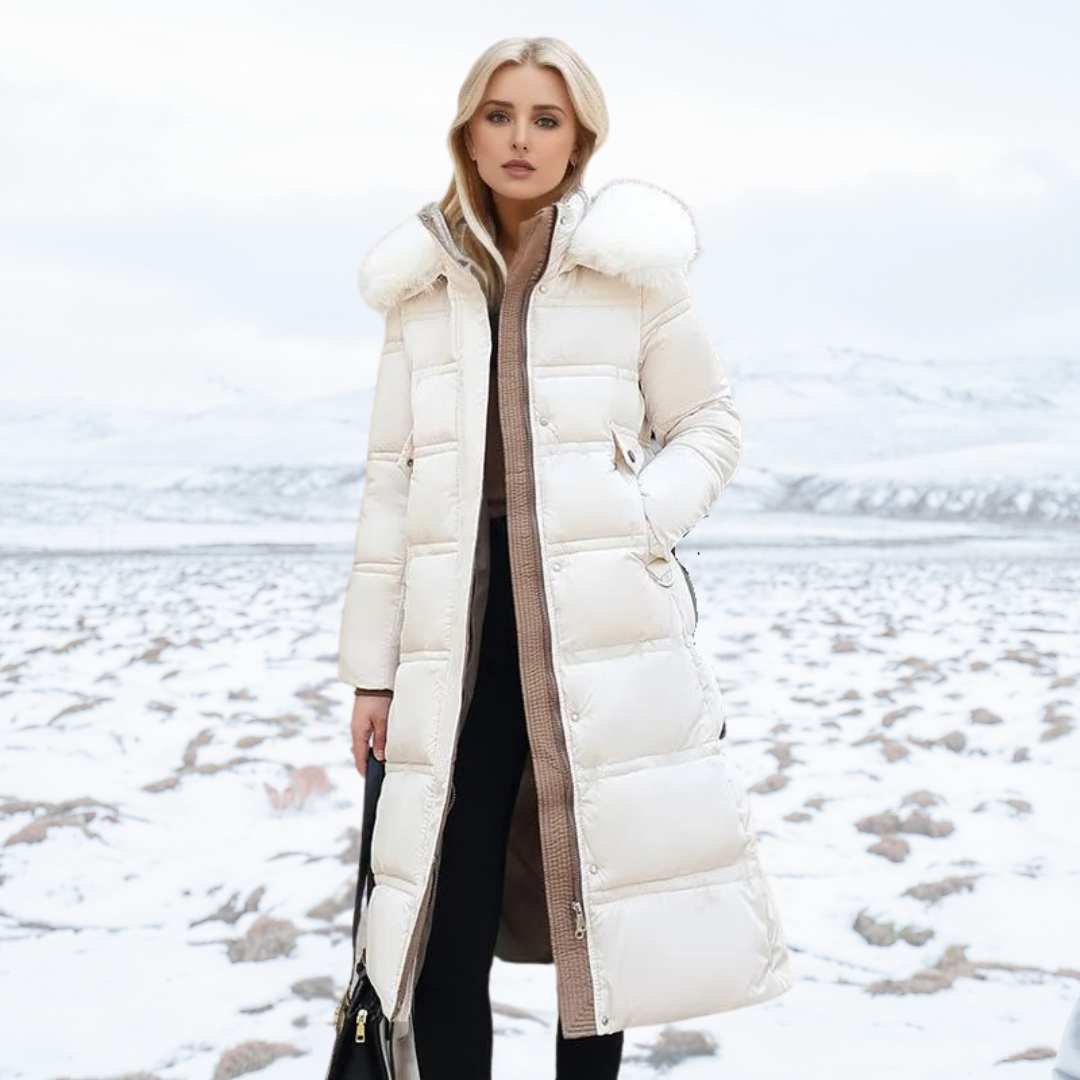 Holly - Luxuriöse Daunenjacke Damen Winter