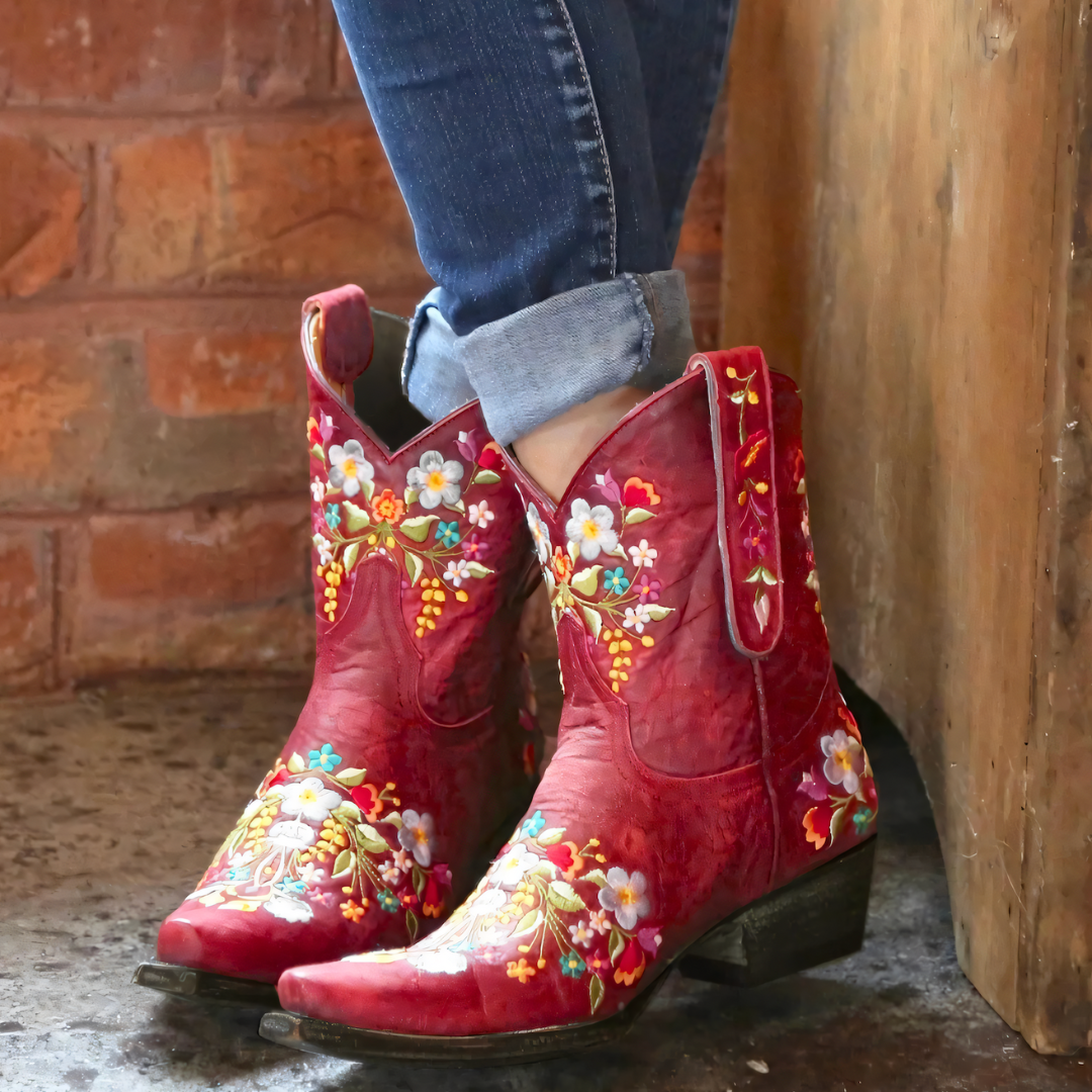 ÉLODIE | Wetterfeste Cowgirl-Stiefel im angesagten Vintage-Stil