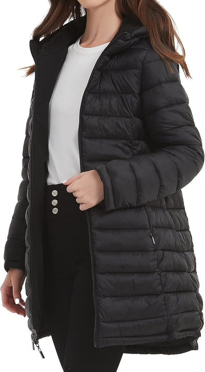 Wendbare Damen-Pufferjacke für Herbst und Winter