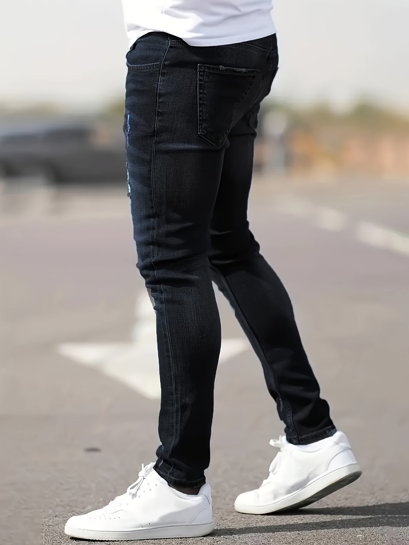 ADYAN | Slim-Fit-Stretch-Jeans für Männer