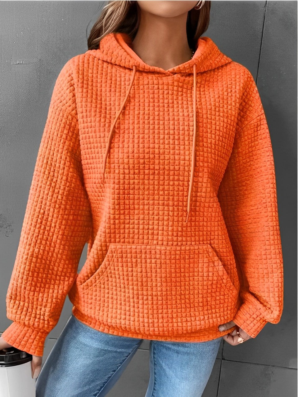 Whitney - Trendiger Pullover mit Kordelzug-Detail