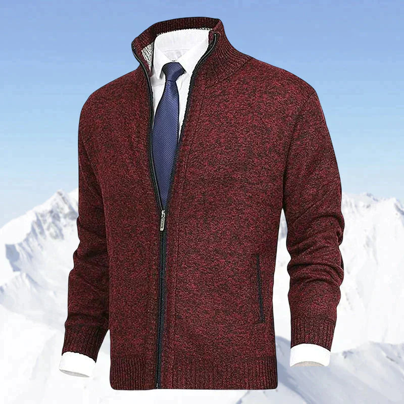 Sergio - Herren Strickjacke mit Kragen