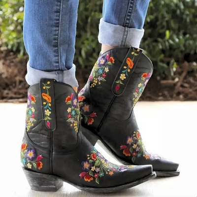 ÉLODIE | Wetterfeste Cowgirl-Stiefel im angesagten Vintage-Stil