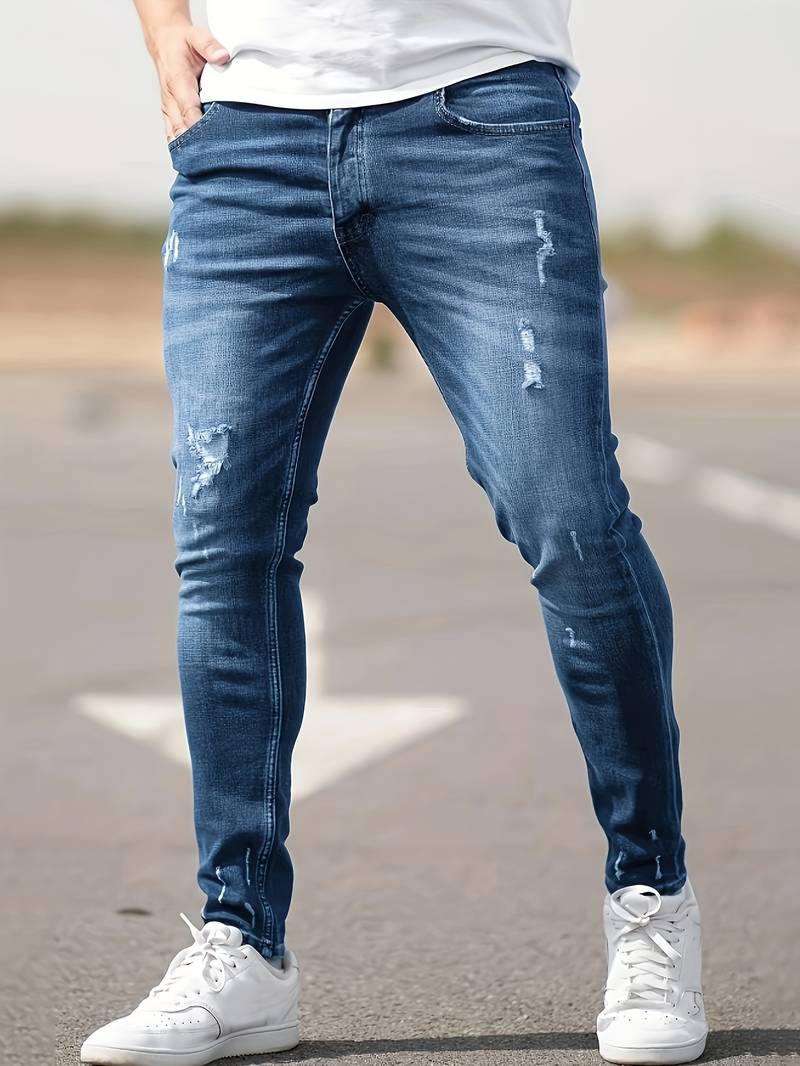 ADYAN | Slim-Fit-Stretch-Jeans für Männer