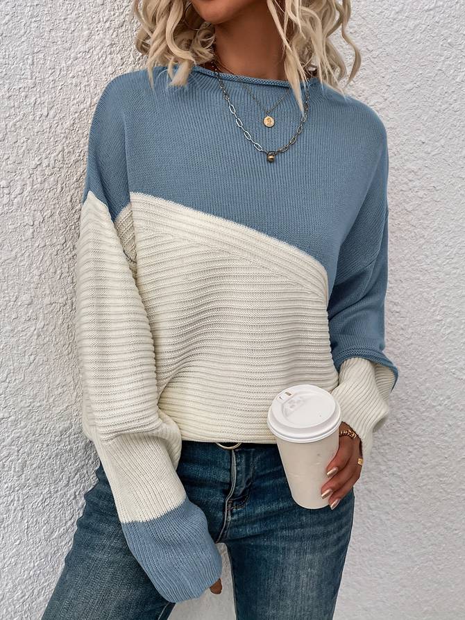 Heather - Color Block Pullover