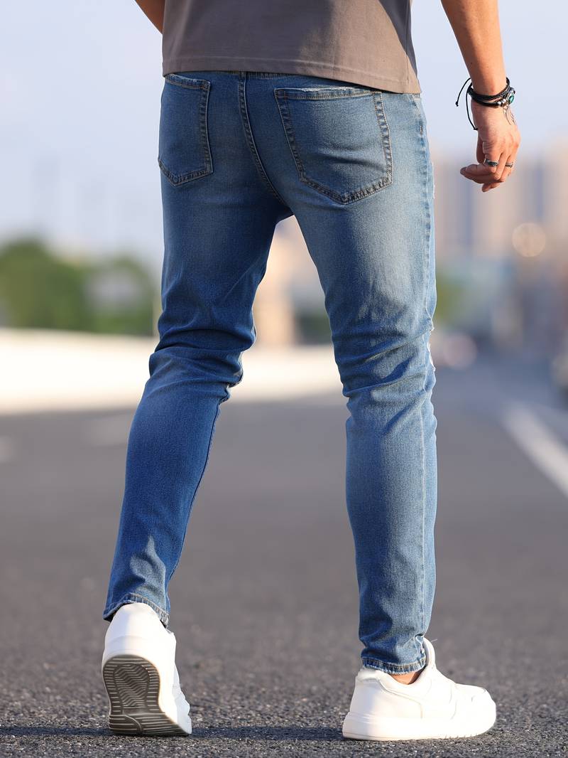 ADYAN | Slim-Fit-Stretch-Jeans für Männer