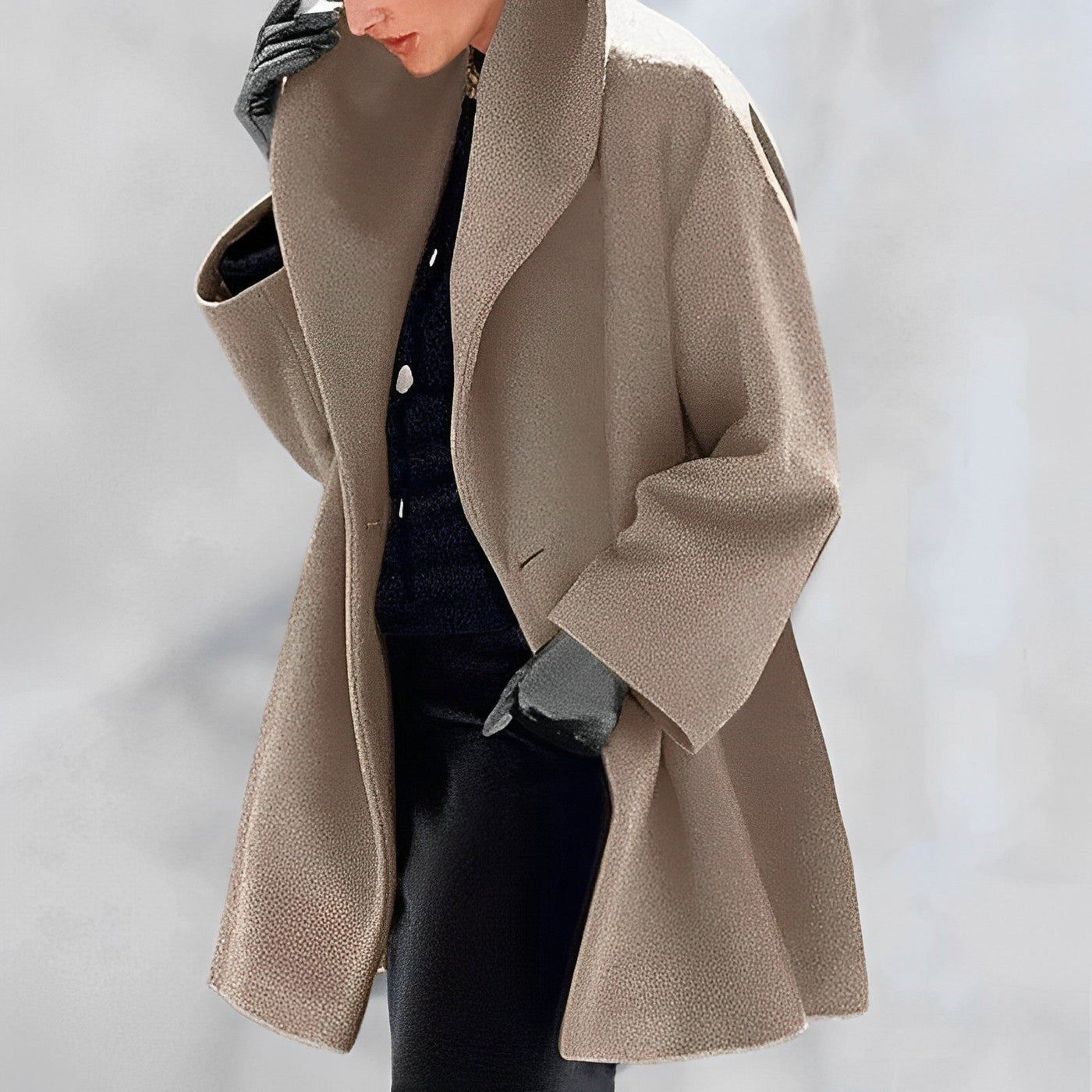 Rhea - Elegante Winterjacke aus Wolle