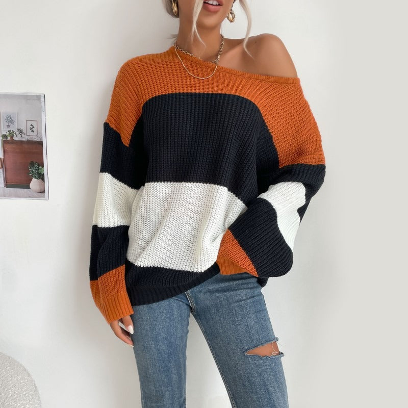 Natasha - Strickpullover mit Farbstreifen