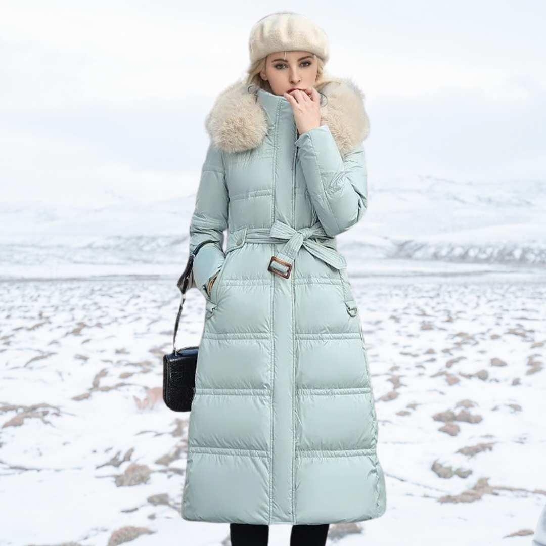 Holly - Luxuriöse Daunenjacke Damen Winter