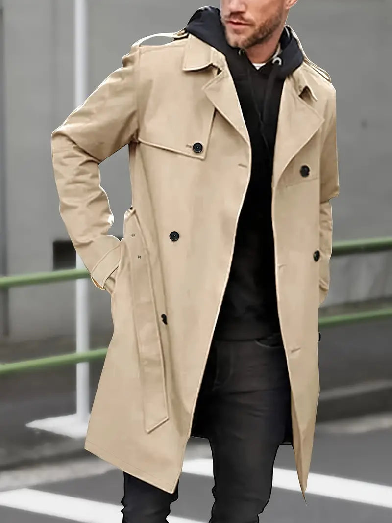 LEO | Eleganter Mantel für Herren im Trenchcoat-Stil