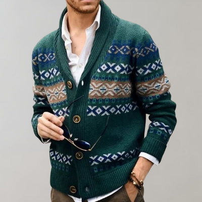 SCOON - Stylische Weihnachtsstrickjacke für Männer