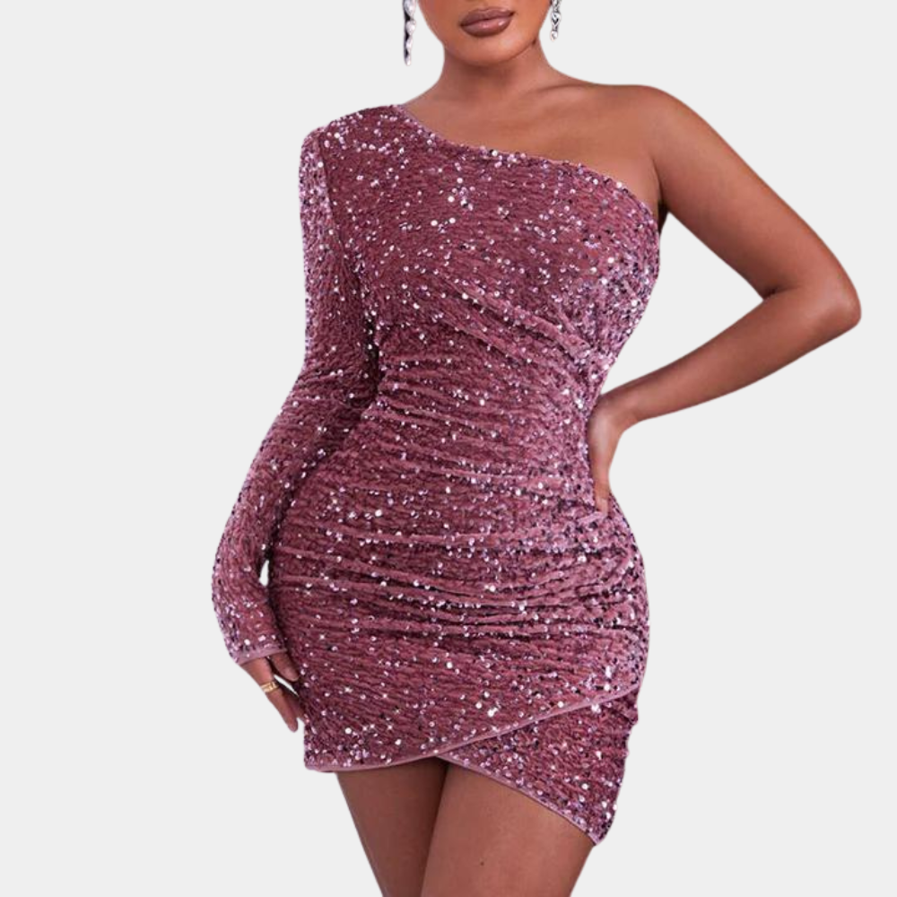 ALWINA – Elegantes Glitzerkleid für Frauen