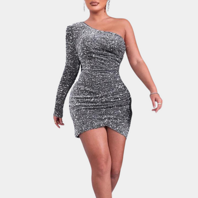 ALWINA – Elegantes Glitzerkleid für Frauen