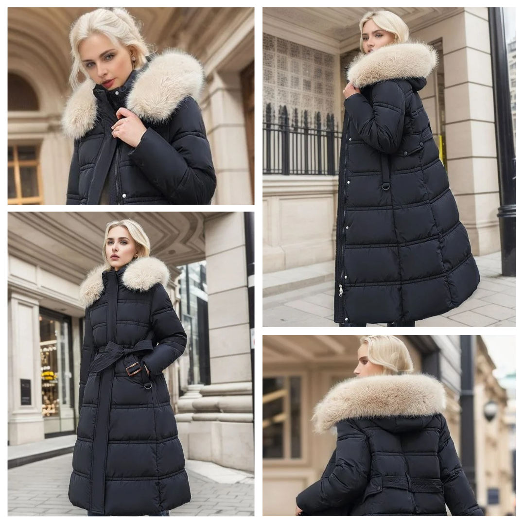 Holly - Luxuriöse Daunenjacke Damen Winter