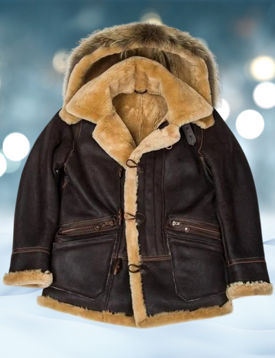 Foxx - Warme Leder-Pelzjacke