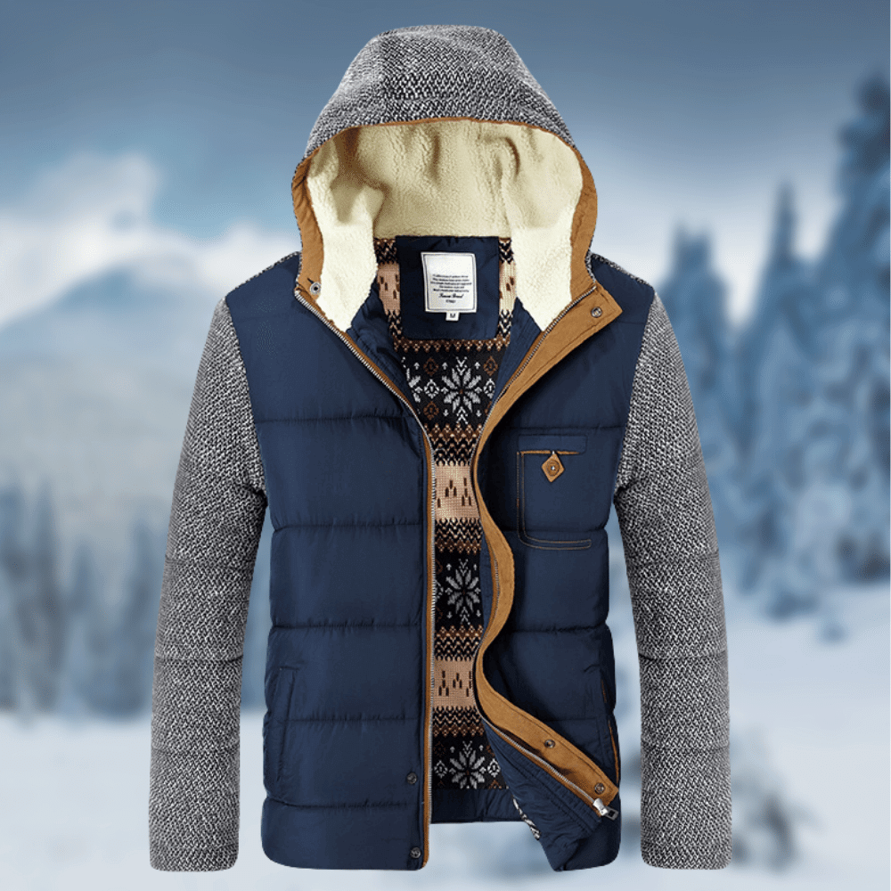 WERNER| Herren-Steppjacke mit Kapuze