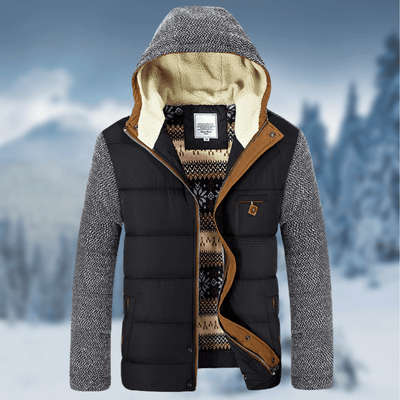 WERNER| Herren-Steppjacke mit Kapuze