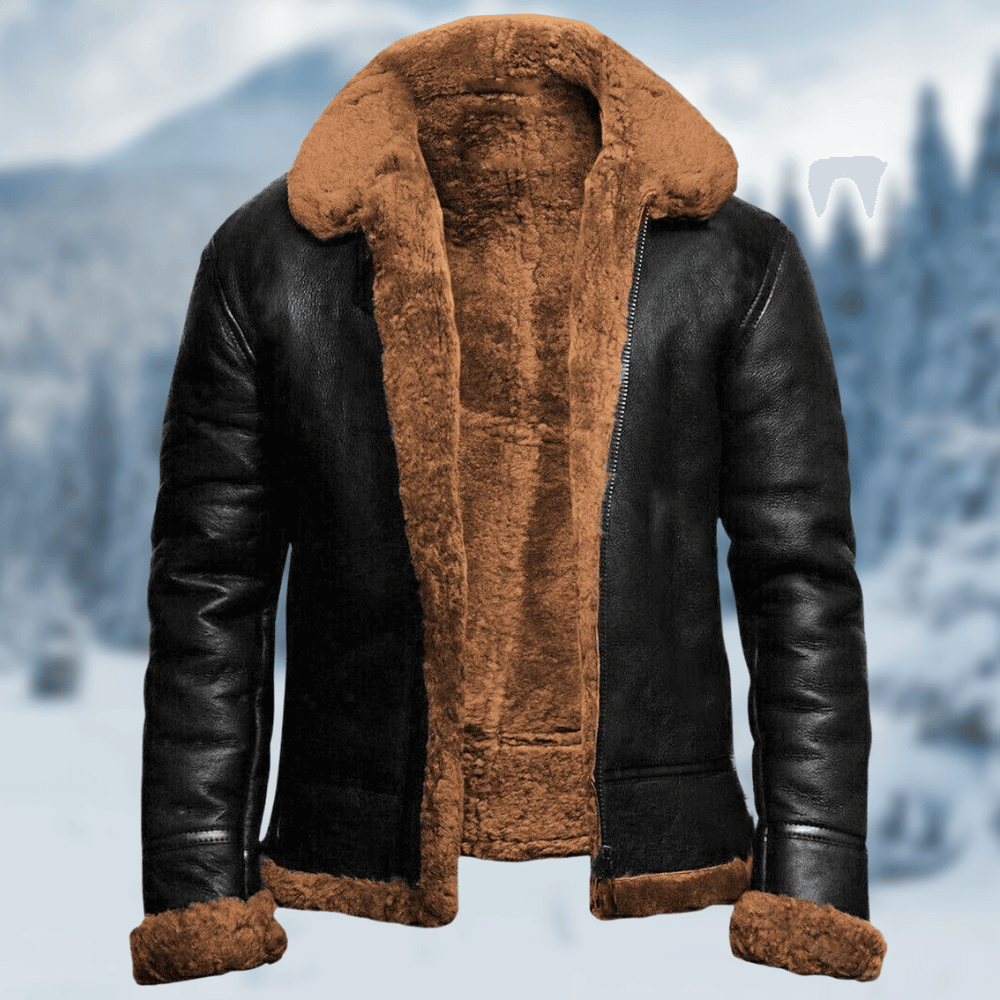 Connie - Warme Herren Lederjacke