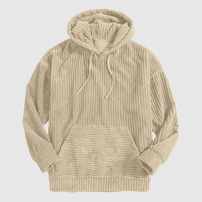 LUKIAN| Felix Grant Kapuzenpullover im Cord-Look