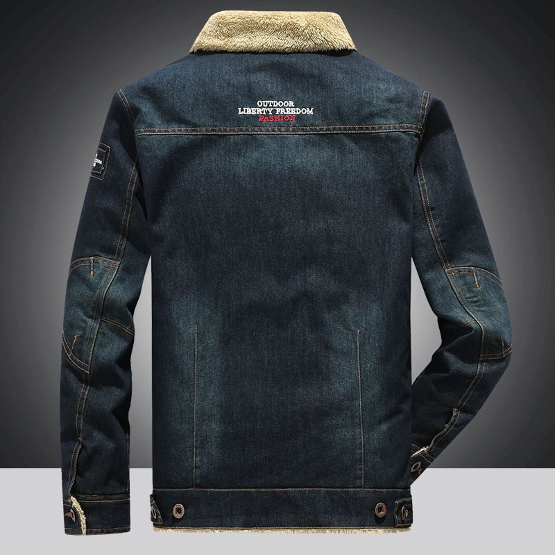 Ralph - Herren Fleece Denim Jacke