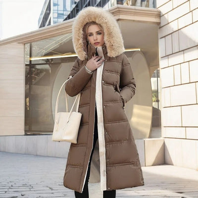 Holly - Luxuriöse Daunenjacke Damen Winter