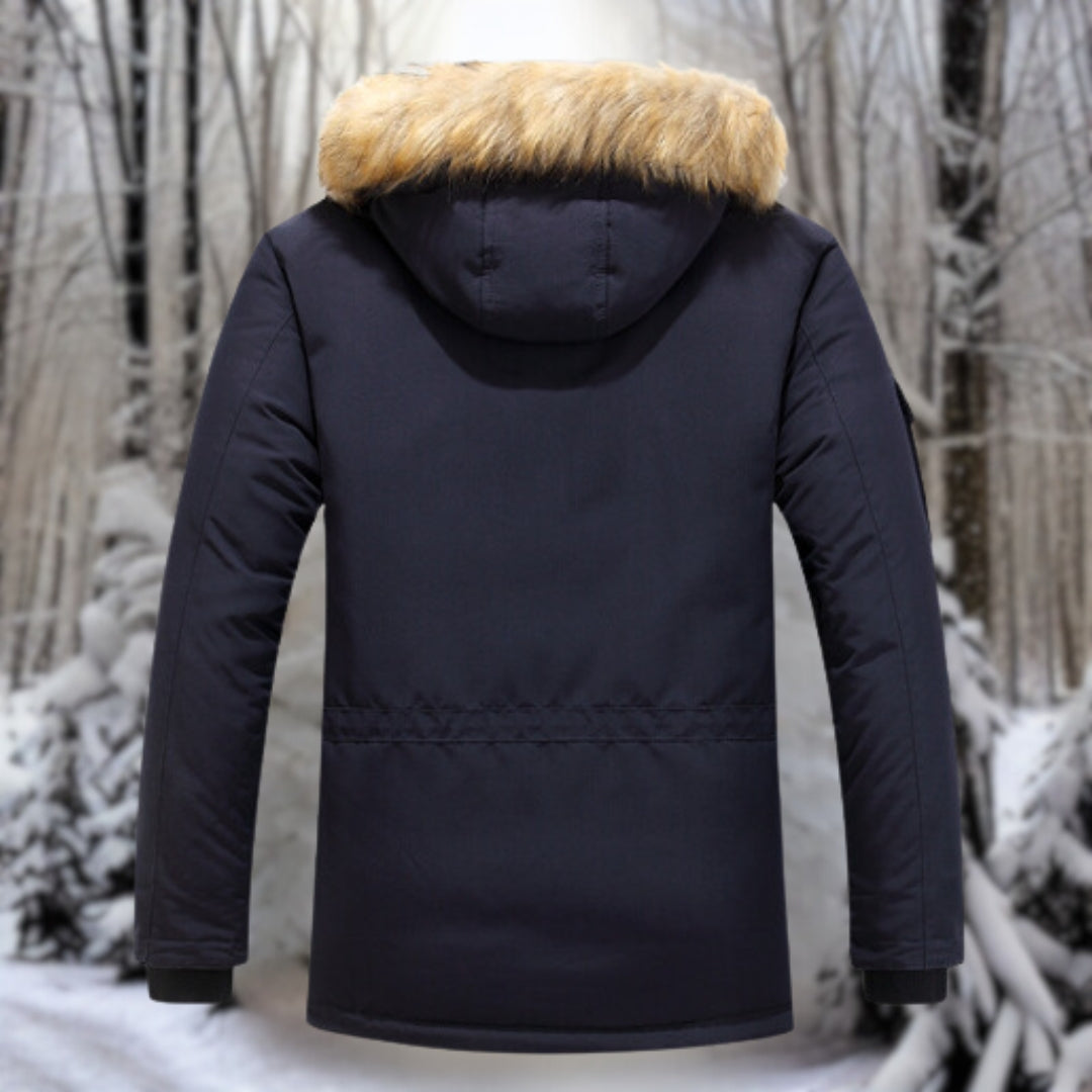 Alex - Winter Pelzkragen Jacke