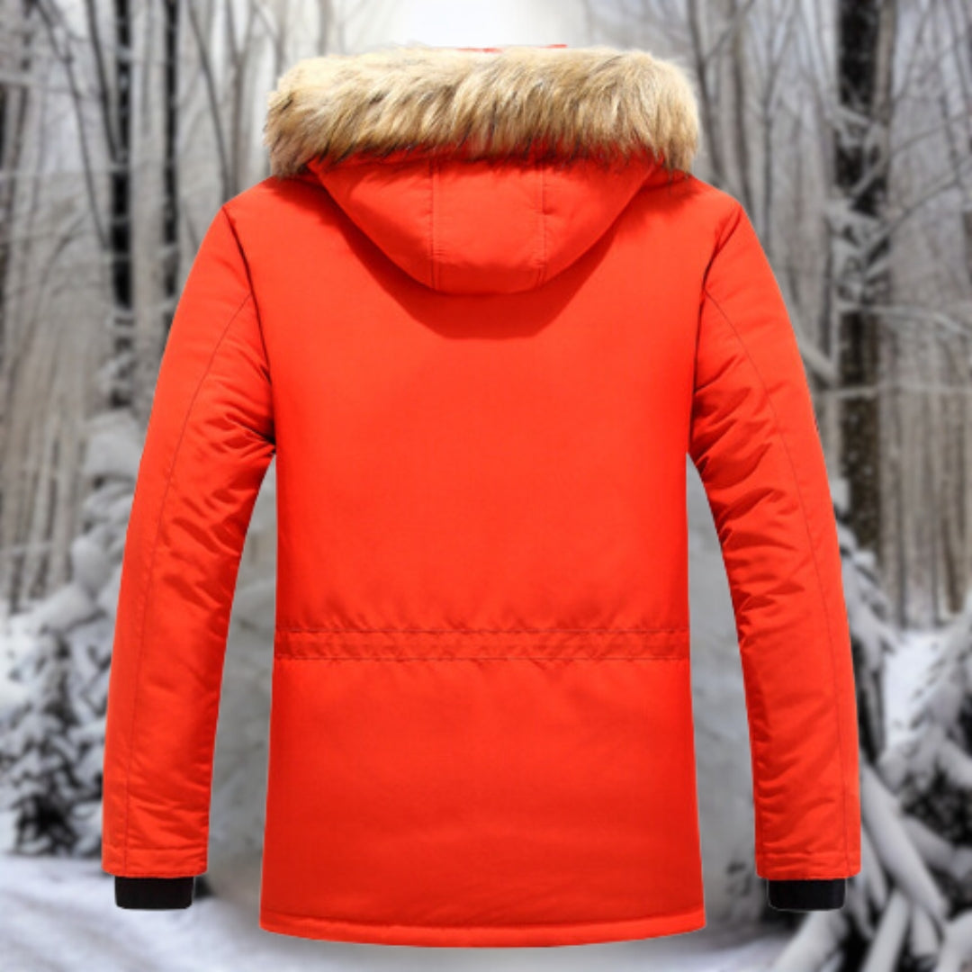 Alex - Winter Pelzkragen Jacke