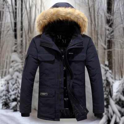 Alex - Winter Pelzkragen Jacke